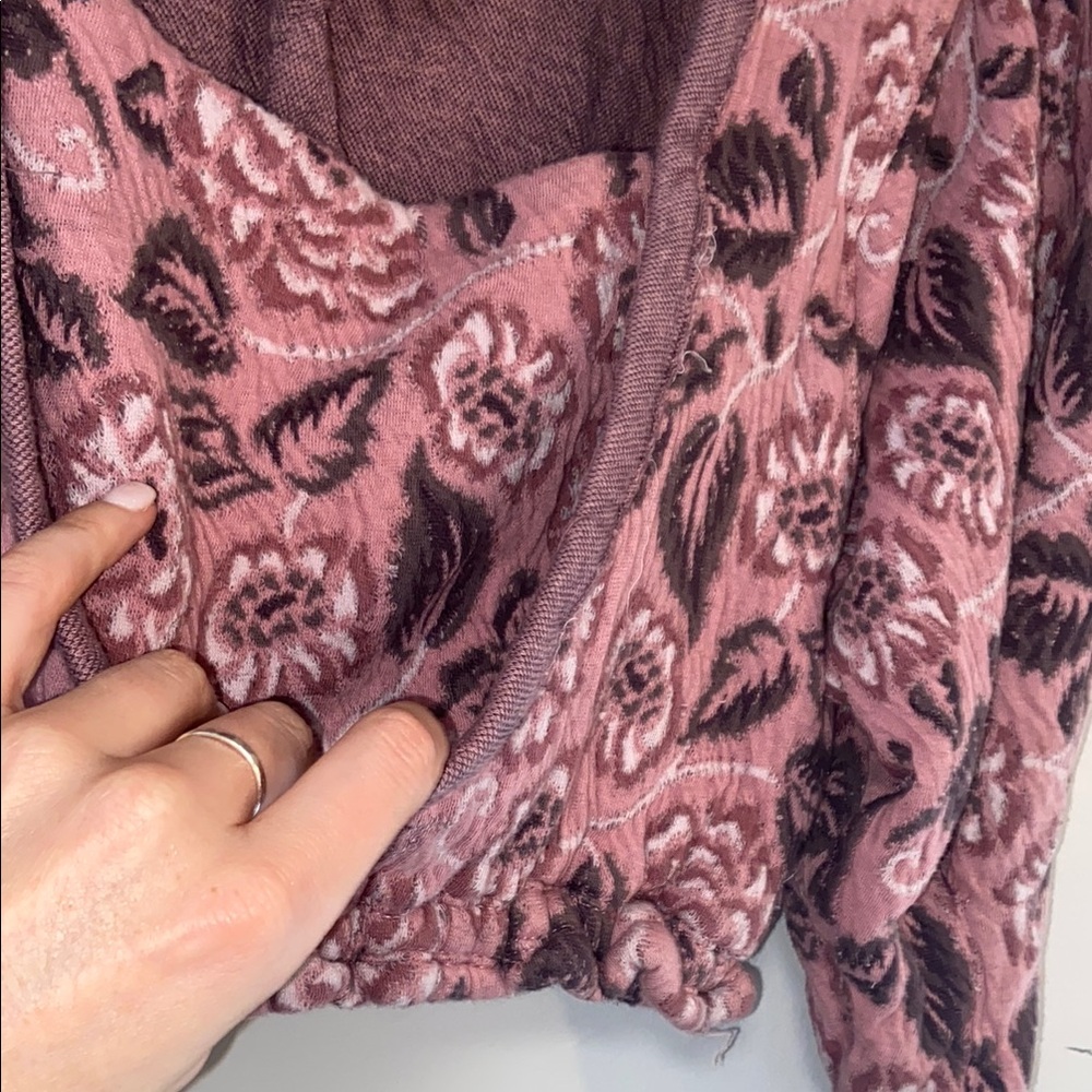 Floral Velvet Women's Top - Picture 7 of 7